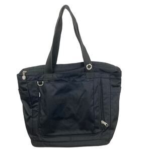 eBags Travel Tote Black Carryon Interior Storage Pouch Weekender Business Laptop
